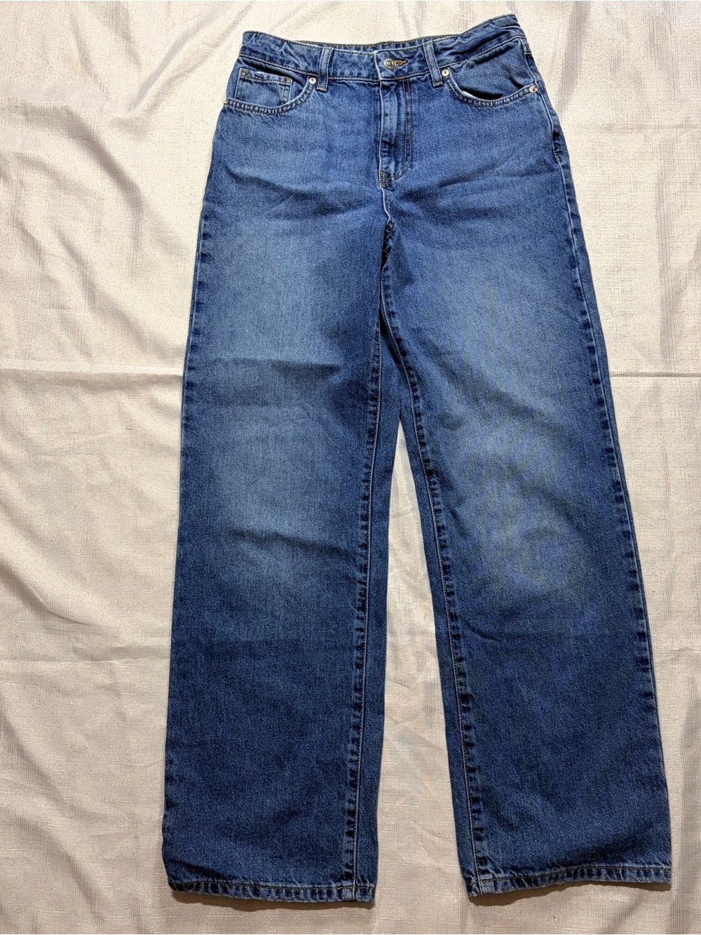 Forever 21 90s fit Classic Wide-Leg Women's Jeans - Blue size 27,  29.5”inseam